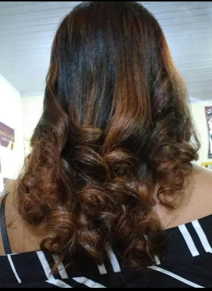 Corte e coloração profissional - Trabalho realizado no Salão Suellen Marcelino